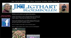 Desktop Screenshot of ligthartbloembollen.nl